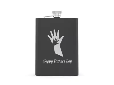 Personalized Flask Set 3D model