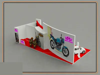 Exhibition stand design  3D model