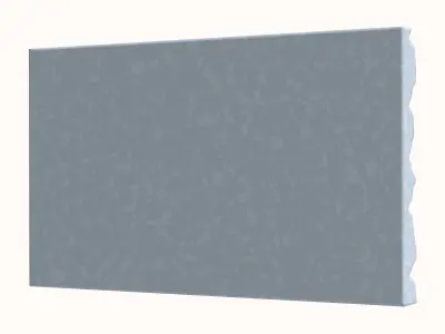 Raw Rockface Defense Barrier 3D model