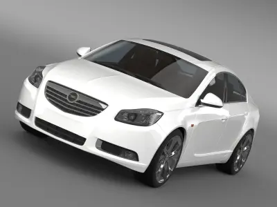 Opel Insignia Biturbo 2008-13 3D model