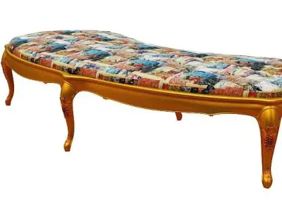 Chaise Lounge Low-poly 3D model