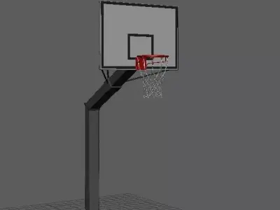 Basketball post  3D model