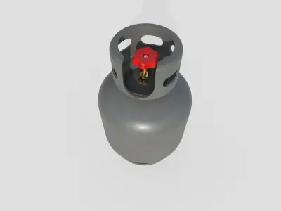 Gas Bottle M2 Low-poly 3D model