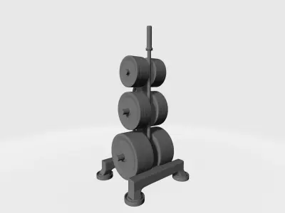 Stand for weight 3D print model