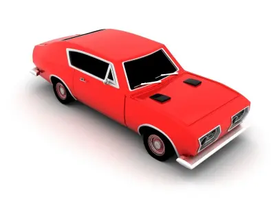 Plymouth Barracuda Car 3D model