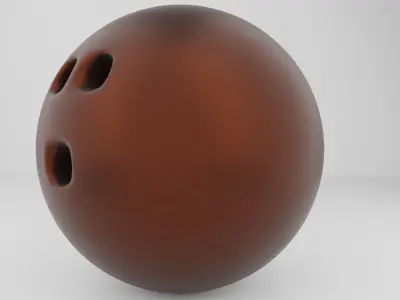 Bowling Ball Woodish 3D model