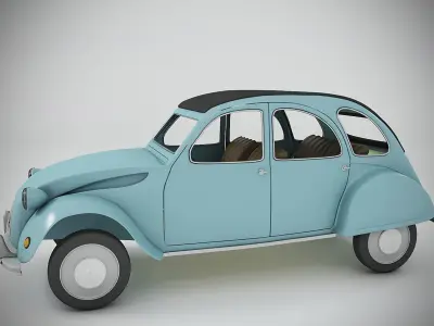 Citroen 2 CV 3D model