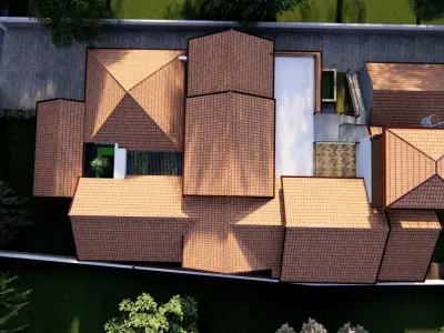 Luxury villa 3D model