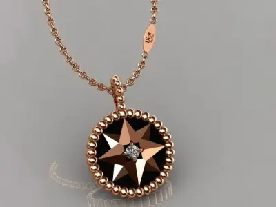 Dior Pendant  3D print model