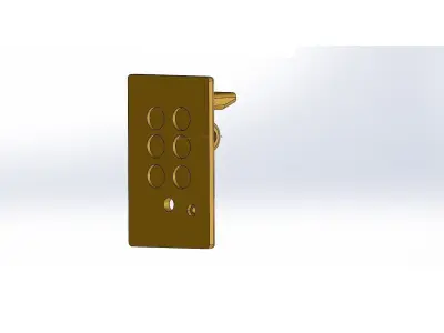 Universal car stand for DVD tablet or phone 3D model