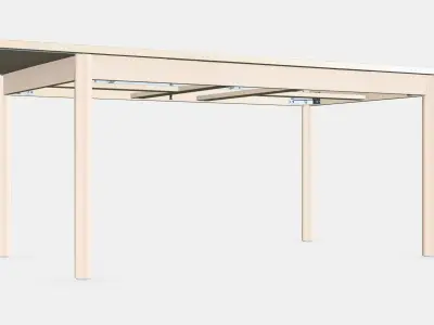 RONNINGE Extendable table 2 Low-poly 3D model