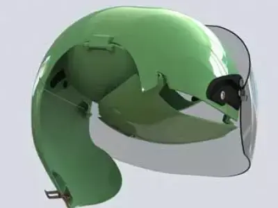 Folding Helmet 3D model