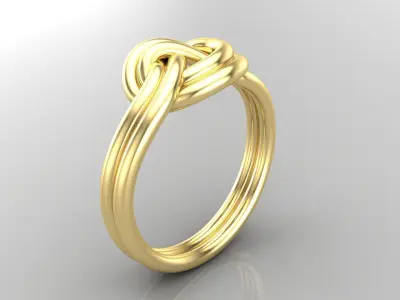 Ring M57 The luxury female ring wedding 3D print model