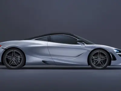 MC LAREN 720s CONCEPT CAR Low-poly 3D model