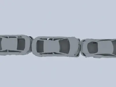 Destroyed Cars Vol 4 3D model
