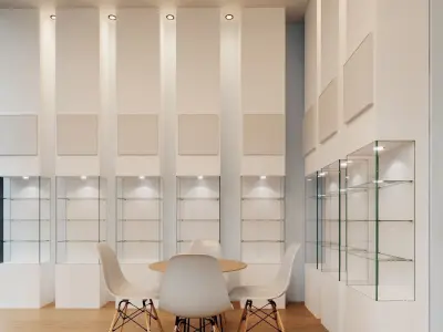 Exhibition Stand - 6m x 5m 3D model 3D model 3D model 3D model 3D model