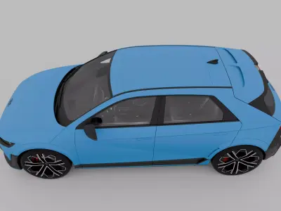 Hyundai Ioniq 5 3D model by Flostudio