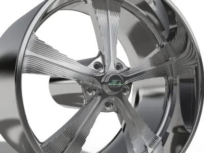 BILLET SPECIALATIES SLG53 - TALLADEGA WHEEL  3D print model