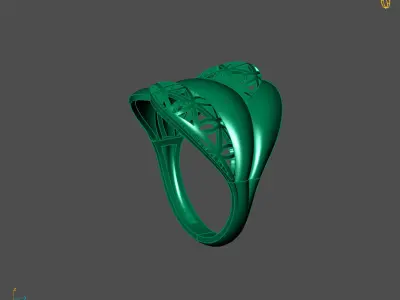 Women Plain Ring Ready STL 3DM Models Womens Rings 3D models 3D print model