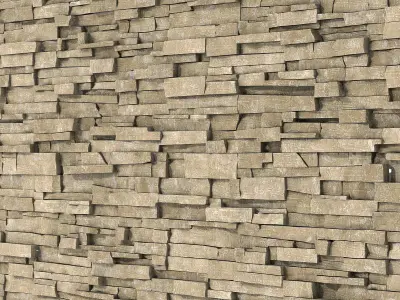 Wall clincer brick desert n1 3D model