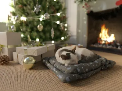 Merry Christmas 3D model buy