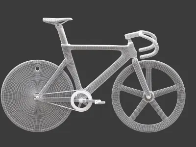 Dolan DF4 Carbon Track Bike 3D model