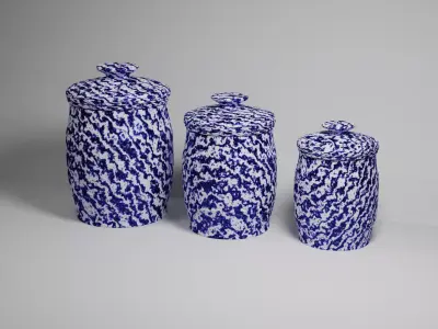 Jars Kitchenware Free 3D model