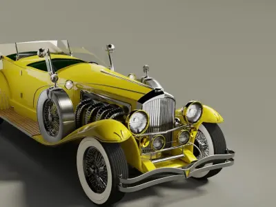 Last Gatsby Car 3D model