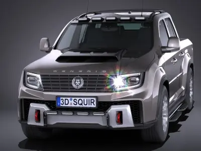 Generic Pickup 2017 NoName 3D model