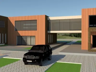 3Dmodel luxury house 3D print model