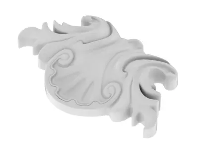 Cartouche Ornament 034 3D model
