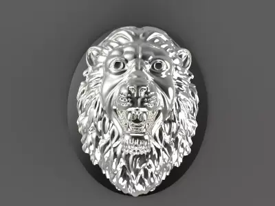 Pendant Lion 3D print model 3D print model