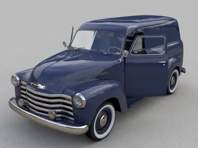 CHEVY 3100 PANEL TRUCK 1951 3D model