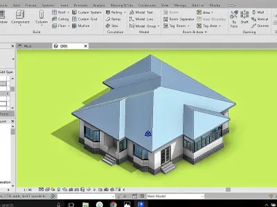 Residential HOUSE  3D model