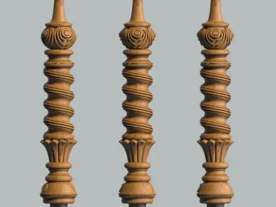 Hookah design set of 20 pieces best 3D print model