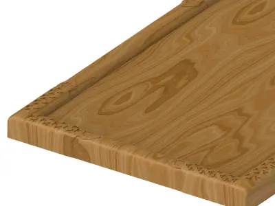 Carved picture frame STL 3D model 21