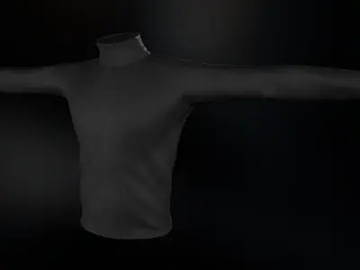 Turtleneck Low-poly 3D model