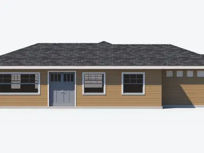 House 1 Free low-poly 3D model