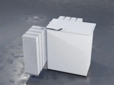 Power transformer 3D model