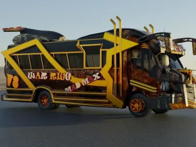 bus matatu 3D model