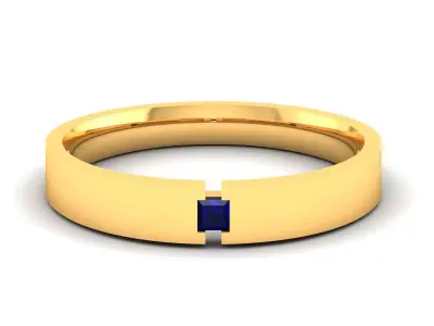 Solitaire Engagement Wedding Women Ring 3D print model buy