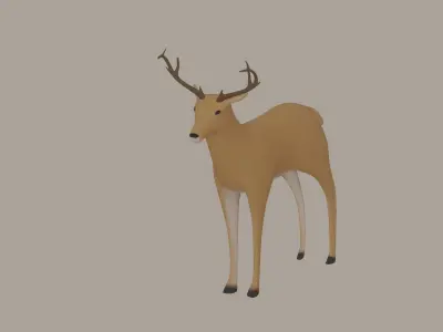Deer model 3D model