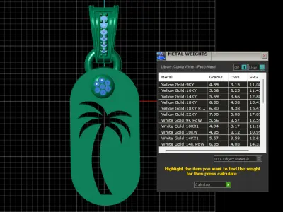 TREE PANDANT 3D PRINTABLE MODAL  3D print model