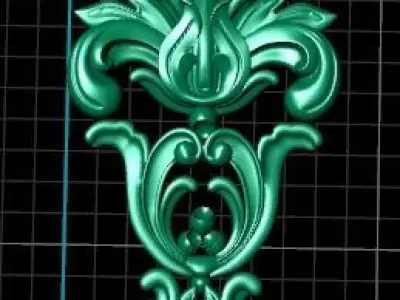 flower decoration  3D print model