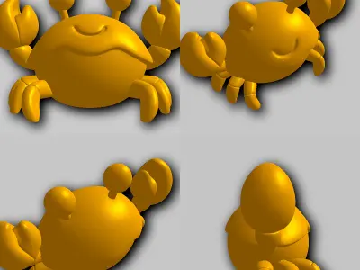 Crab - Kawaii Animals Collection 3D print model
