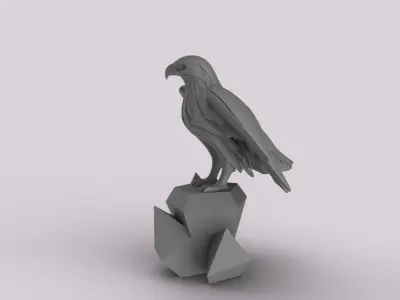Eagle 3D print model get