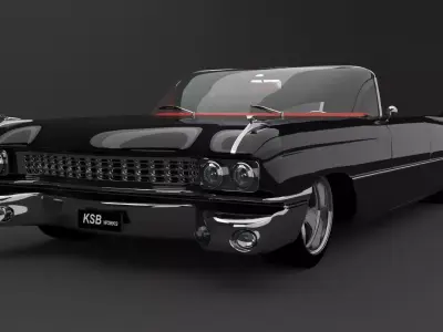 cadillac eldorado deville 1959 3D model