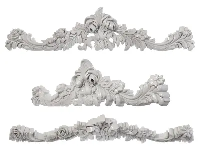 Classic carved 212 3D model