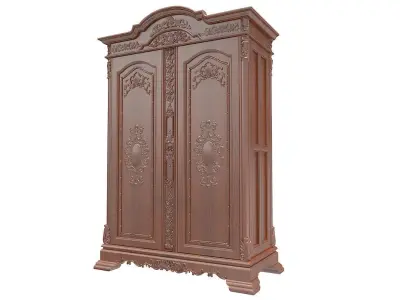classic wardrobe 3D model