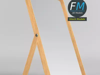 Table mirror 3D model purchase